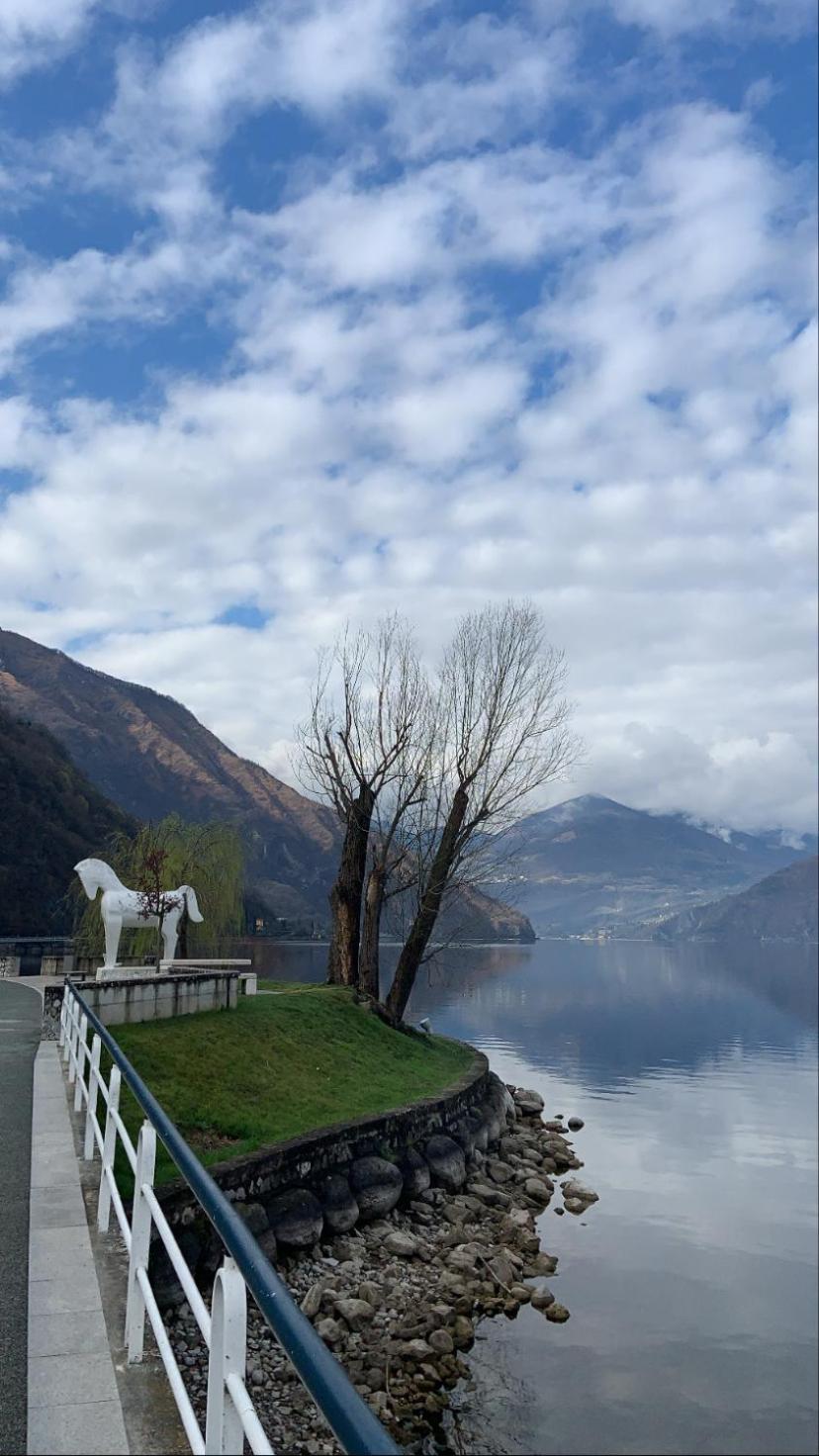 Casa Berlai, Bilocale Sul Lago Vila Pisogne Exterior foto